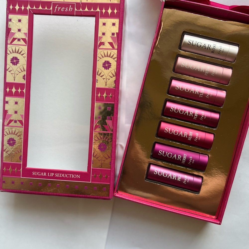 Fresh Sugar Legends Tinted Lip Treatment Set  7 Mini NIB (Lips Bad Condition